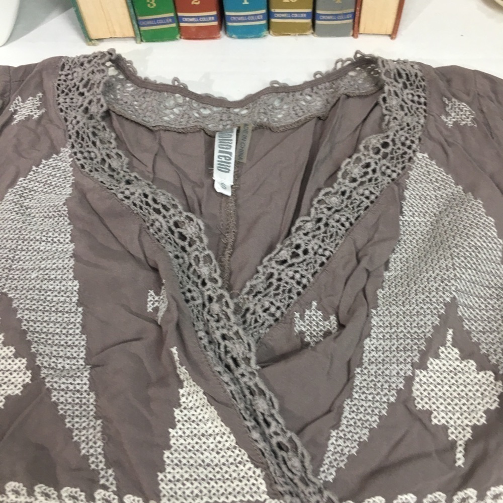 Monoreno Boho Embroidered Dress | 100% Rayon · Festival / Cottagecore - Picture 5 of 12